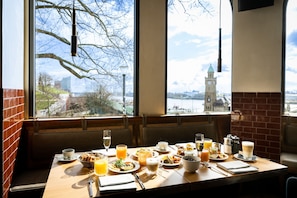 Daily buffet breakfast (EUR 27 per person)