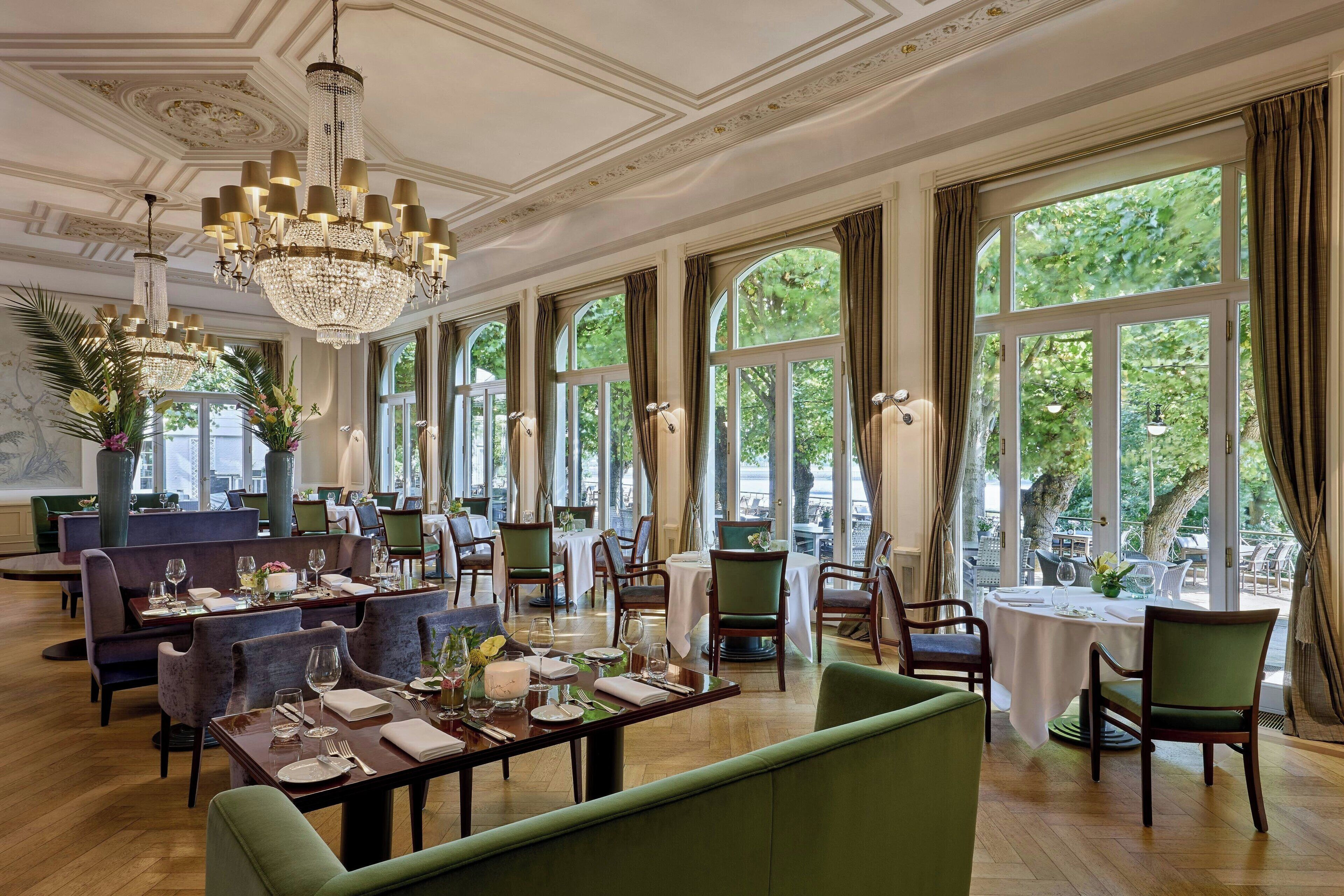 2 restaurants, lunch, dinner, brunch served; French cuisine