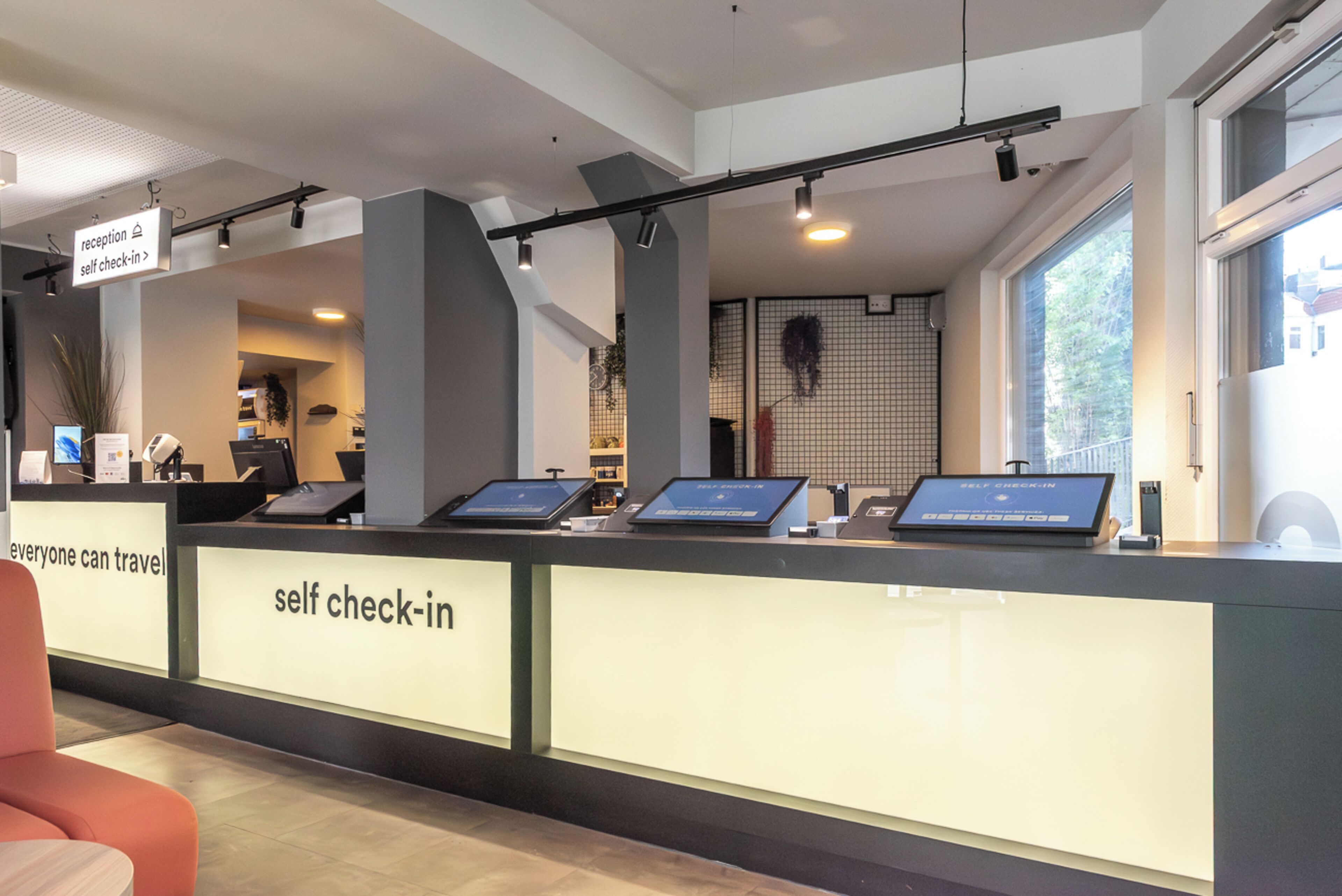 Check-in-/Check-out-Schalter