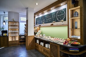 Daily buffet breakfast (EUR 14 per person)