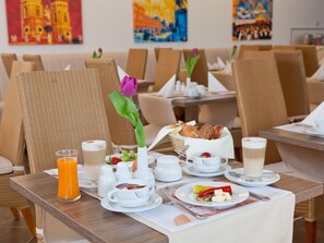 Buffet breakfast for a fee