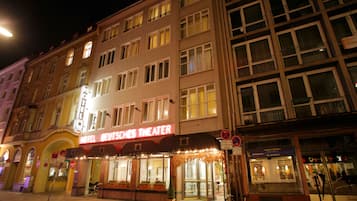 Front of property – evening/night