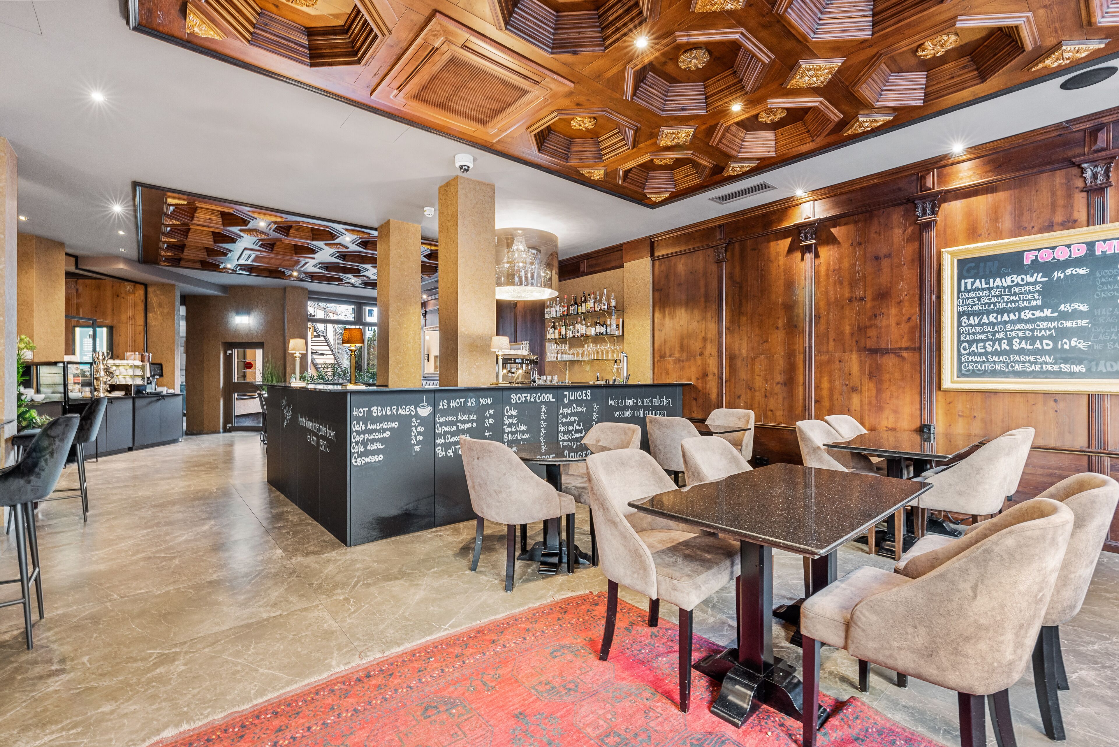 Daily buffet breakfast (EUR 19.5 per person)