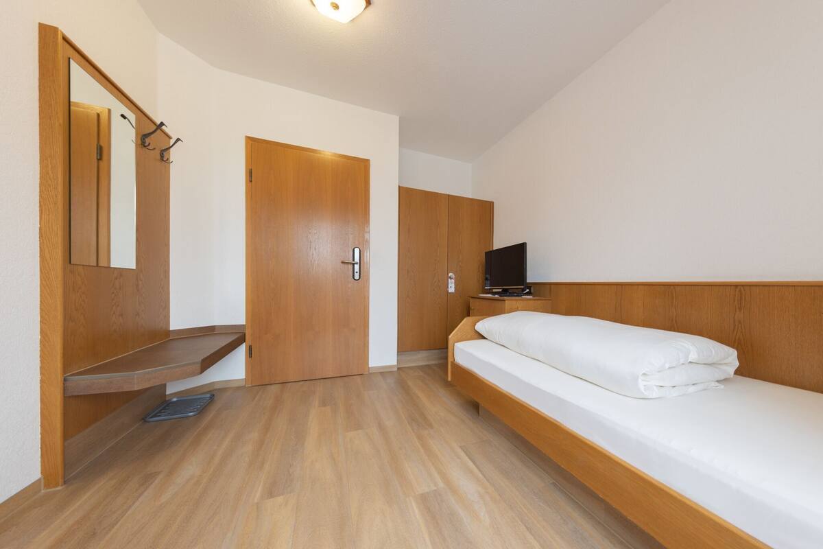 Minibar, desk, laptop workspace, soundproofing