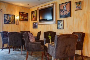Sitteområde i lobbyen