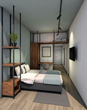 Studiolo | 1 dormitorio, minibar, escritorio