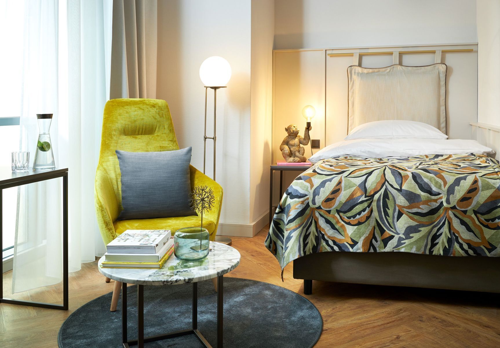 Ofnæmisprófaður sængurfatnaður, míníbar, öryggishólf í herbergi