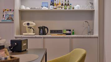 Suite | Private kitchen | Espresso maker, electric kettle