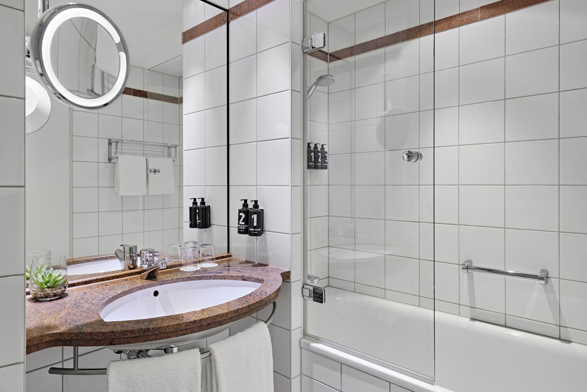 Milieuvriendelijke toiletartikelen, een haardroger, badjassen