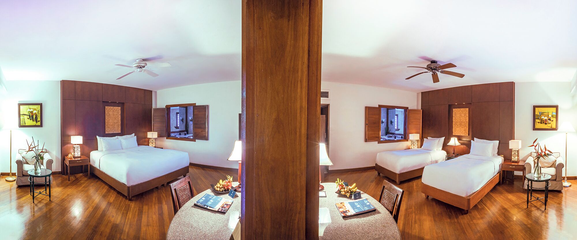 Family Room, 2 Bedrooms, Garden View | Premium bedding, minibar, in-room safe, desk