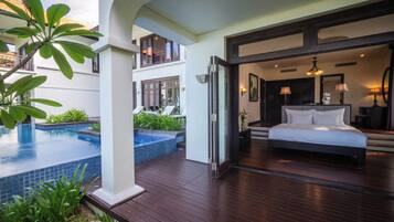 Luxury Villa, 4 Bedrooms, Ocean View | Premium bedding, minibar, in-room safe, desk