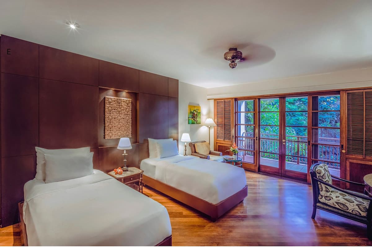 Kamar Superior, pemandangan kebun | Seprai premium, minibar, brankas, dan meja kerja