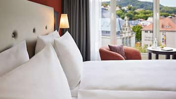 Comfort Double Room | Hypo-allergenic bedding, minibar, in-room safe, individually decorated