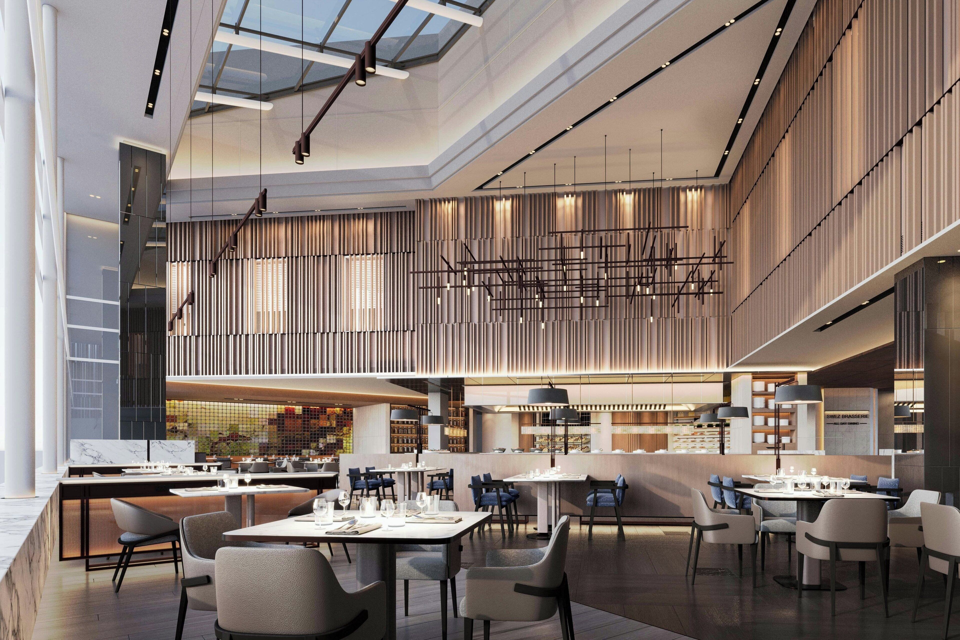 3 restaurants, breakfast served