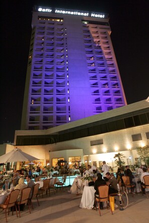 Front of property - evening/night