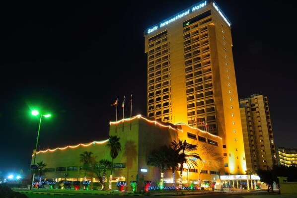 Front of property – evening/night