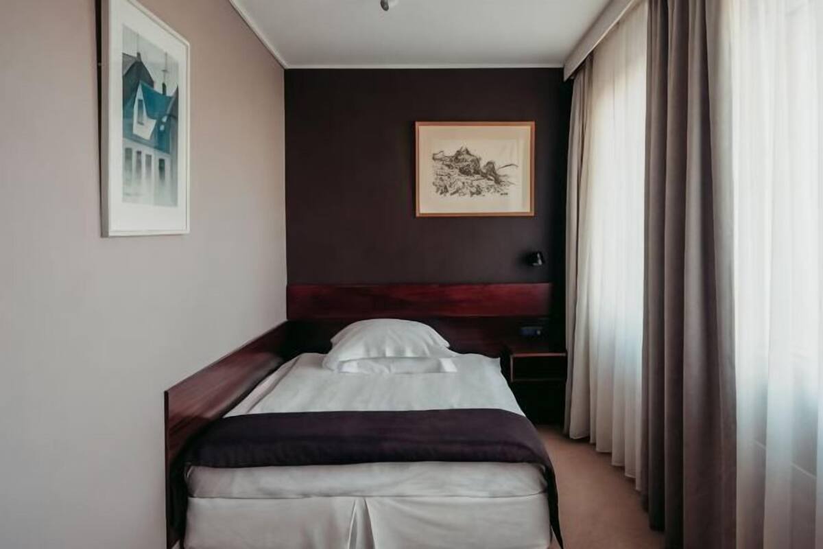 Ropa de cama hipoalergénica, minibar y escritorio 