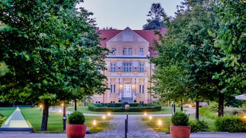 Front of property – evening/night