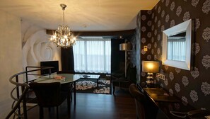 40-inch LCD TV with satellite channels, TV