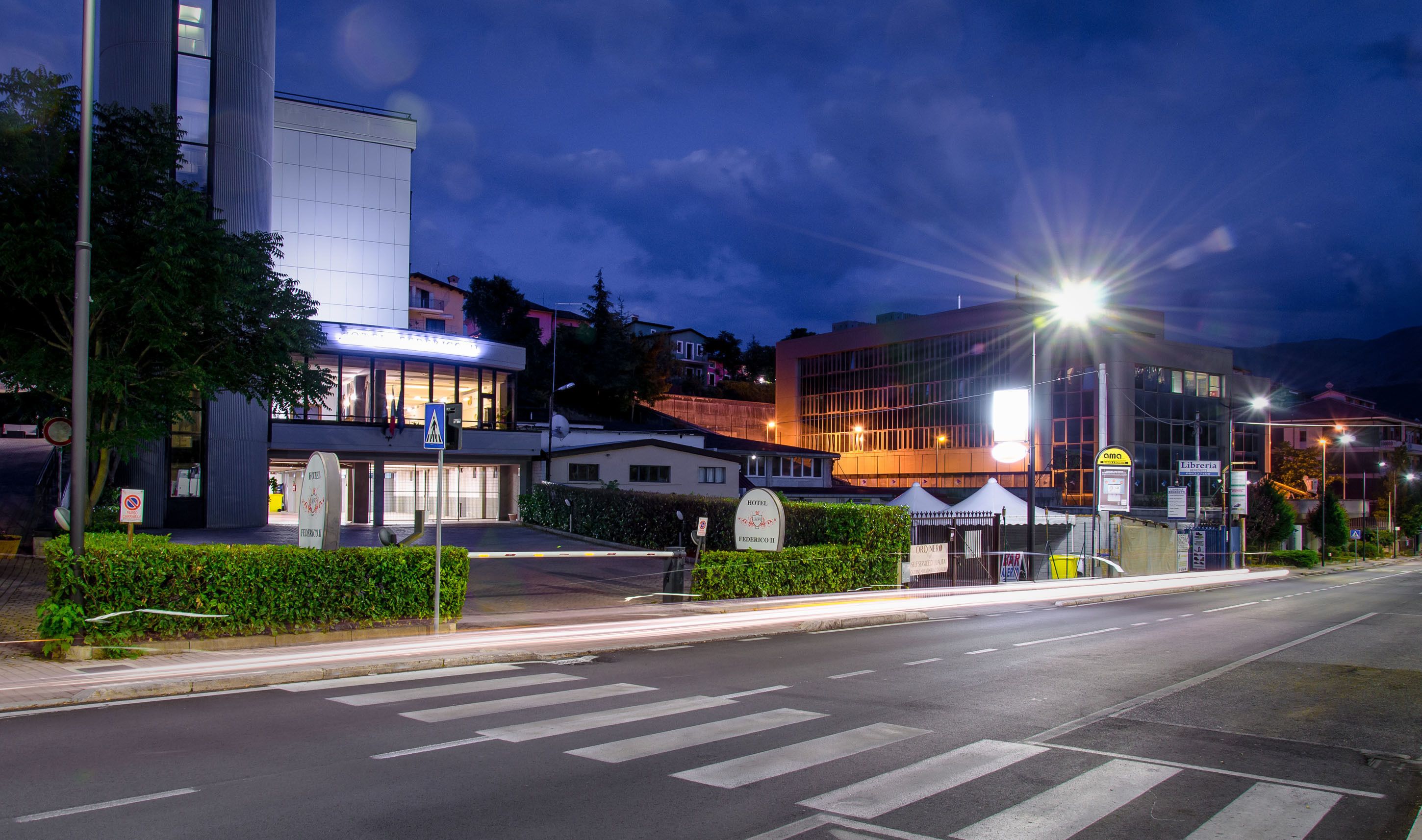 front of property – evening/night