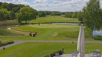Blick von der Unterkunft