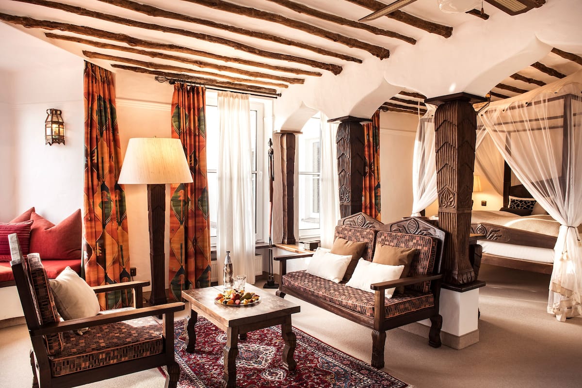 hypo-allergenic bedding, individually decorated, desk, laptop workspace