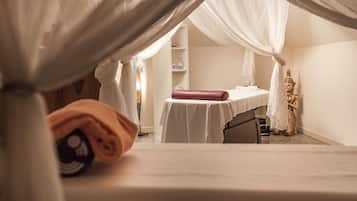 Sauna, baño de vapor, tratamientos corporales y aromaterapia