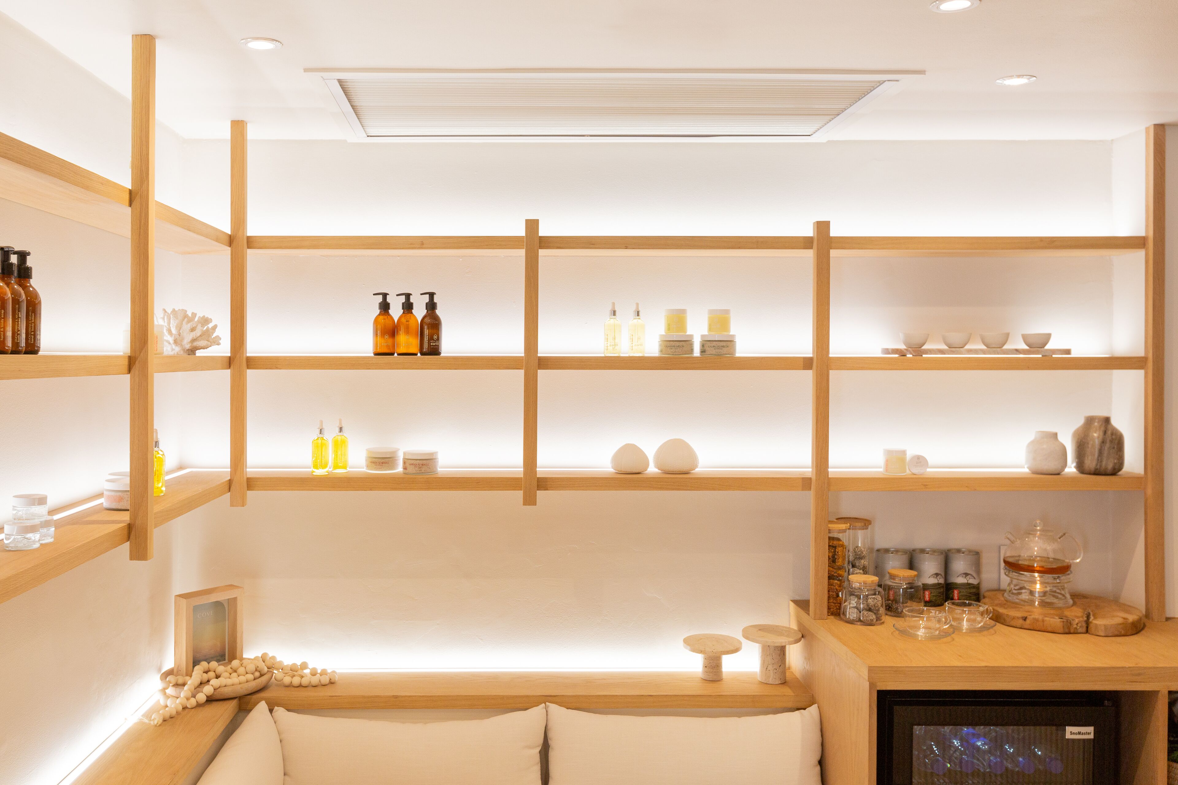Espace de soins pour les couples, soins corporels, soins du visage