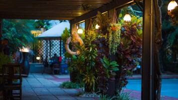 Espace banquet en plein air