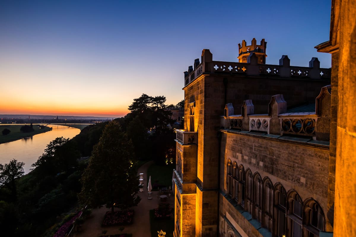 front of property – evening/night