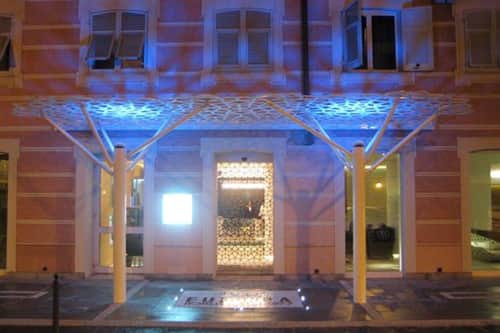Front of property - evening/night