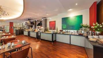 Gratis frukostbuffé varje dag