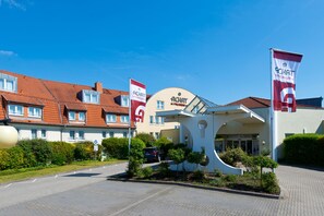 Fachada de la propiedad