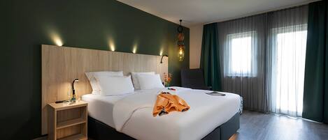 1 Schlafzimmer, Allergikerbettwaren, Zimmersafe, Schreibtisch