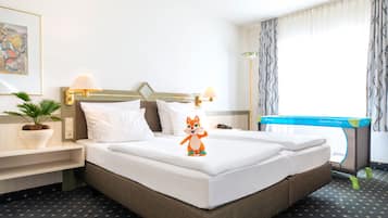 1 bedroom, hypo-allergenic bedding, in-room safe, desk