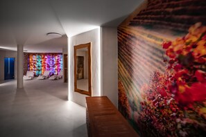 Un sauna, baño turco