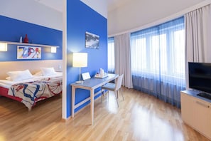 Superior Room, 1 King Bed with Sofa bed (Plus) | In-room safe, desk, blackout drapes, free cribs/infant beds