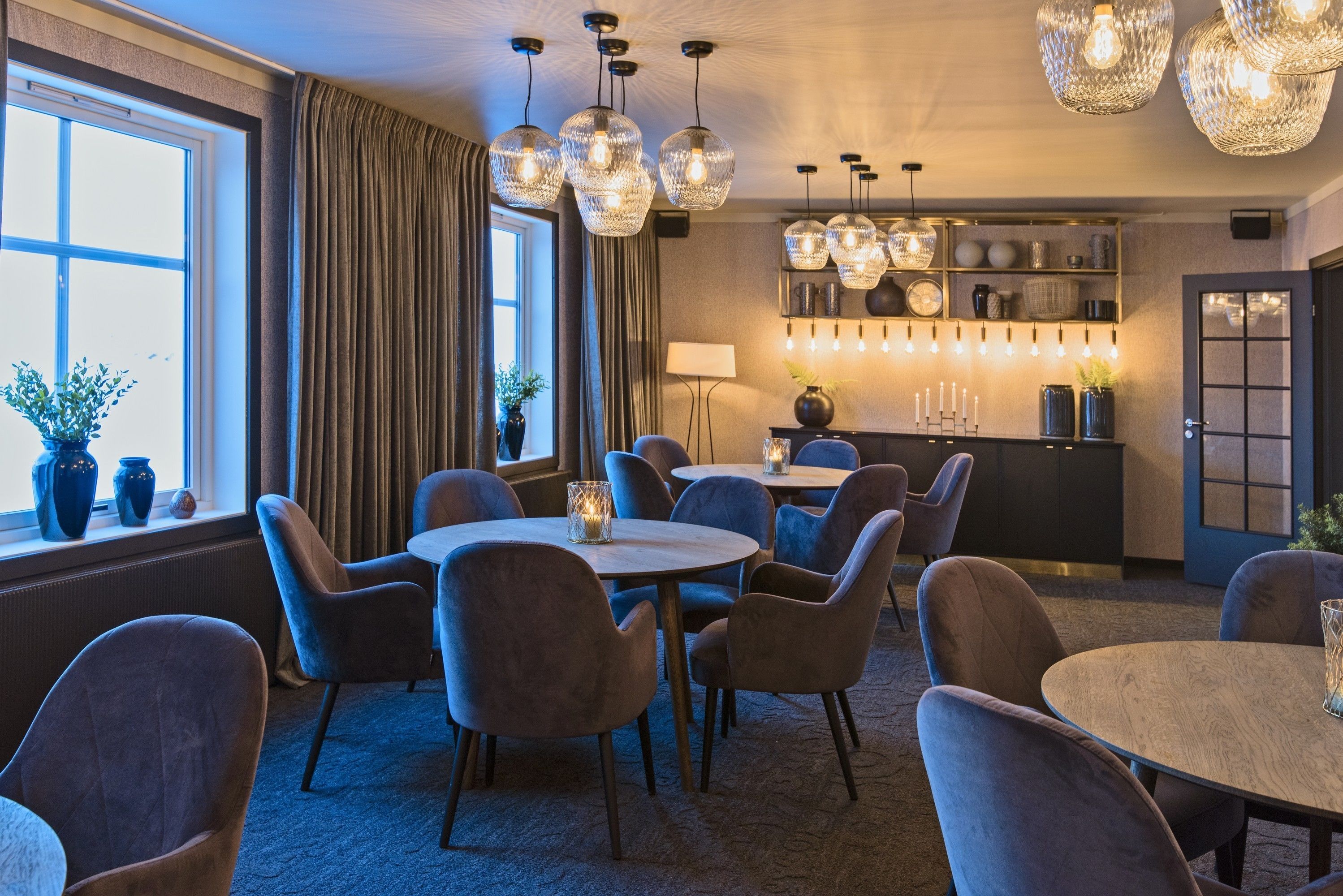 Sitteområde i lobbyen