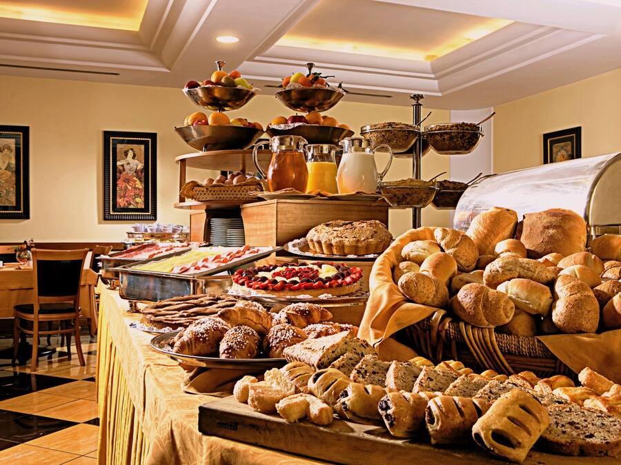 Daily buffet breakfast (EUR 14 per person)