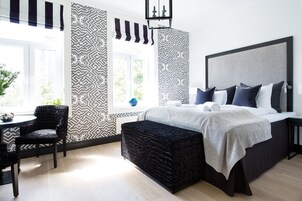 Hypo-allergenic bedding, individually decorated, individually furnished