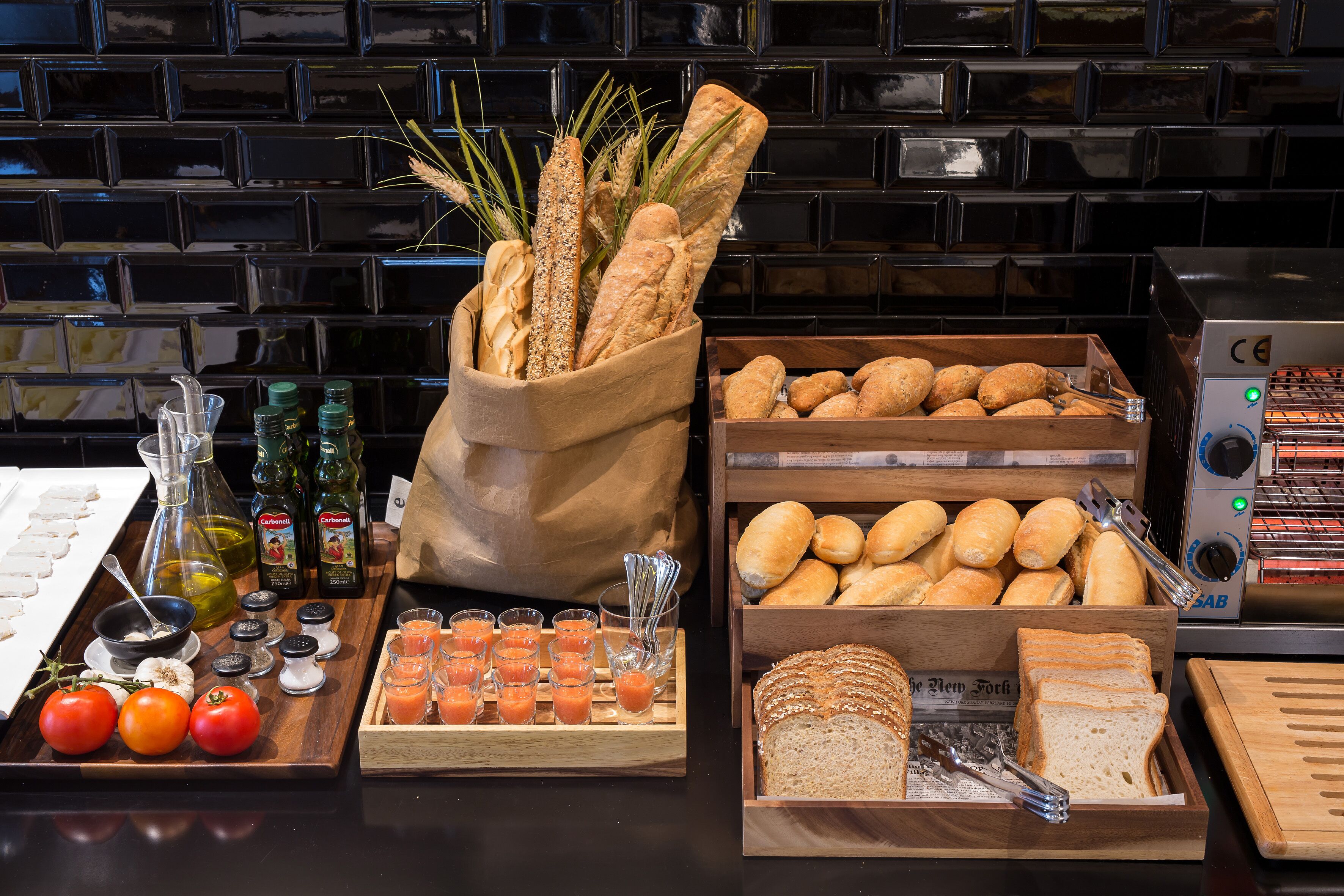 daily buffet breakfast (eur 15 per person)