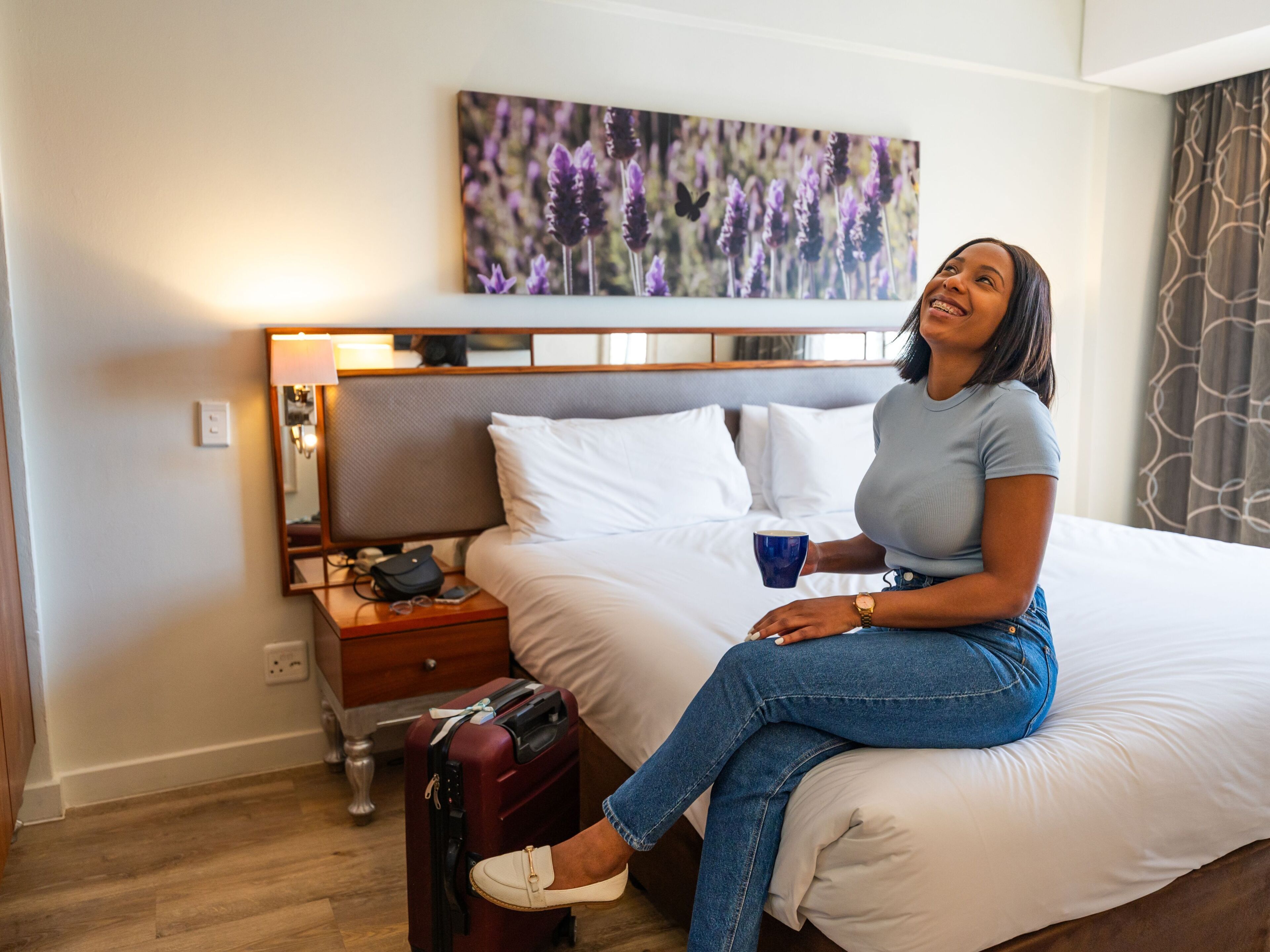 1 slaapkamer, luxe beddengoed, bedden met traagschuimmatras, een minibar