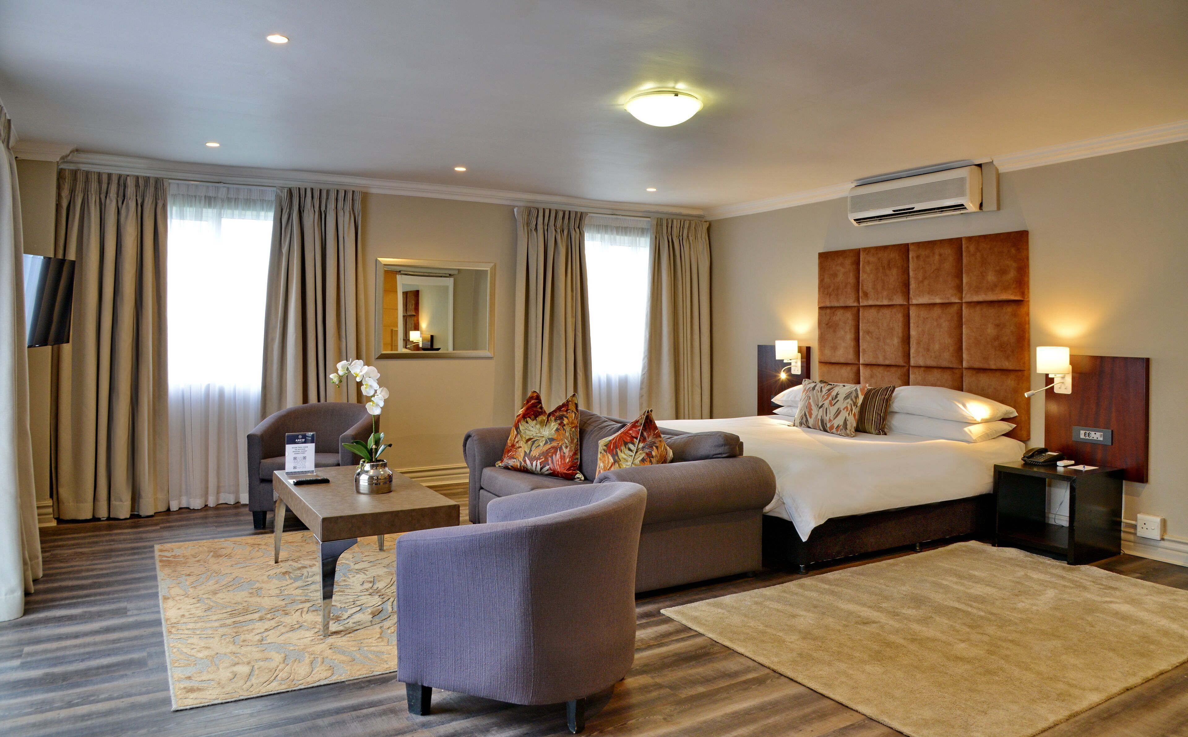 Premium bedding, down duvets, in-room safe, individually furnished