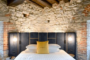 Suite ejecutiva (Castello) | Ropa de cama hipoalergénica, edredón y minibar 