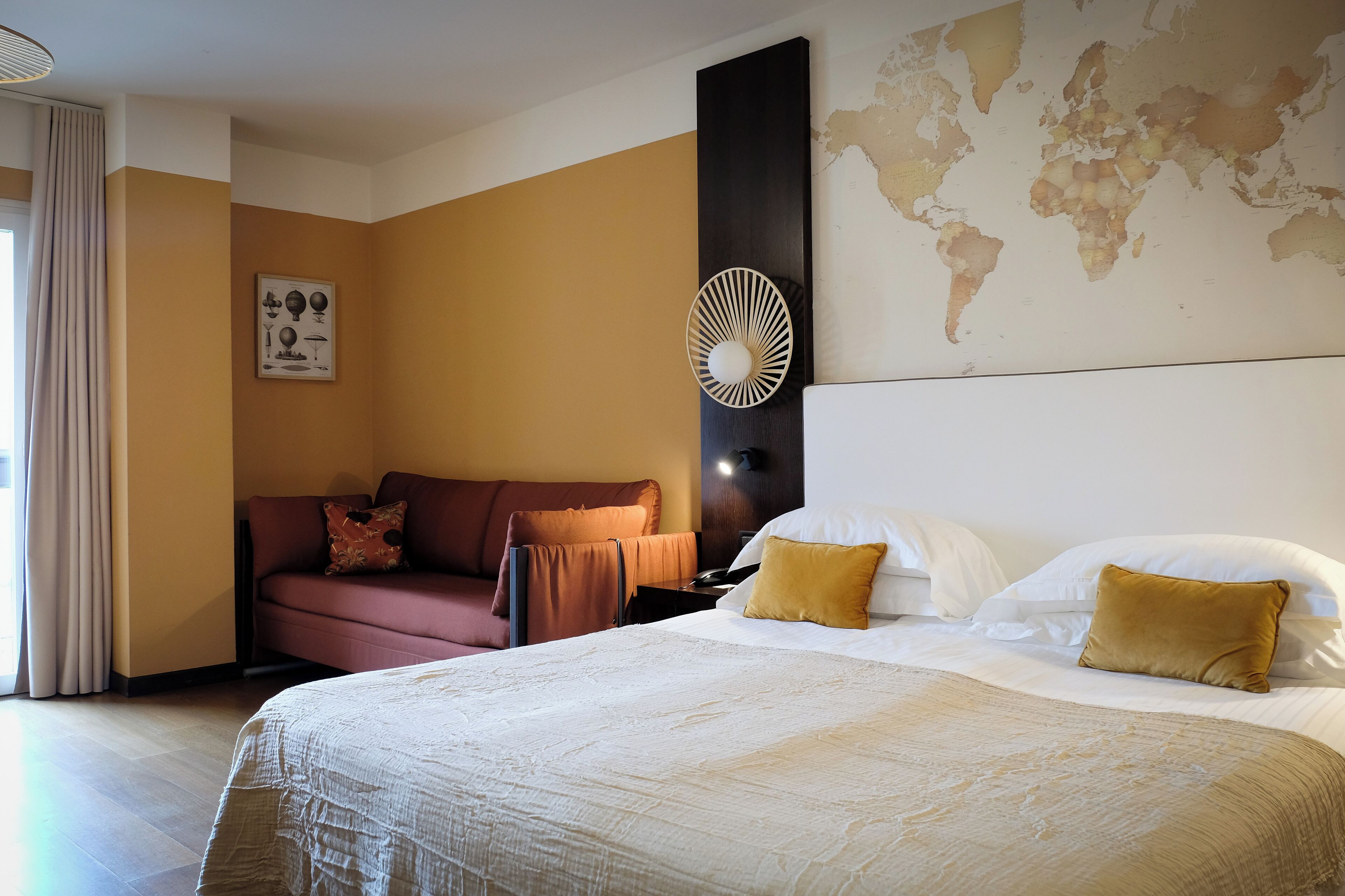 Superior (Map) Family | Hypo-allergenic bedding, minibar, in-room safe, desk