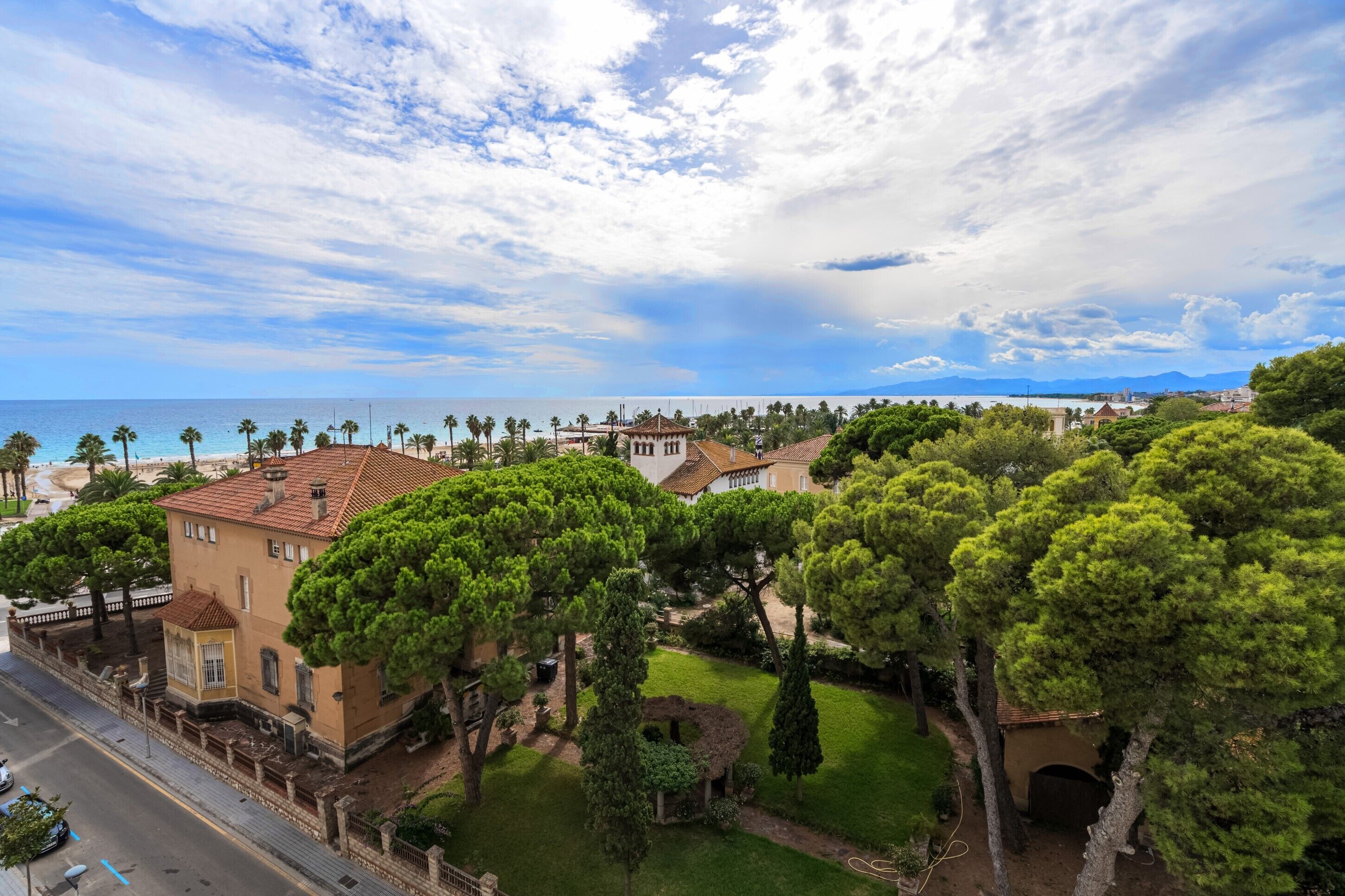 Premium Suite Mediterranea con Terraza, Vista Parcial al Mar (Acceso al Spa) | Vistas desde la habitación