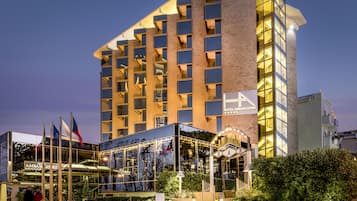 Front of property - evening/night