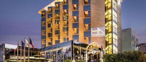 Front of property - evening/night