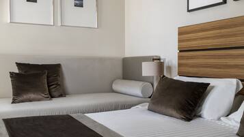 Premium bedding, minibar, in-room safe, desk