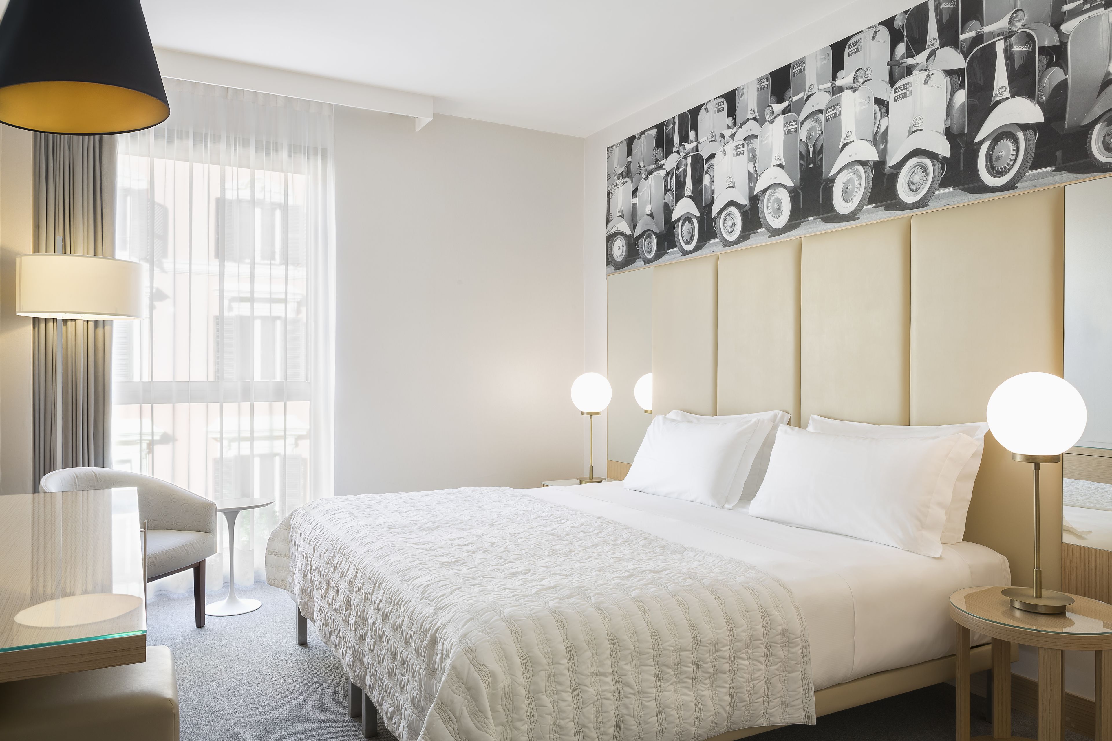 Hypo-allergenic bedding available, minibar (some free items)